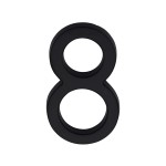 M Marcus Heritage Brass Numeral 8 - Concealed Fix 76mm